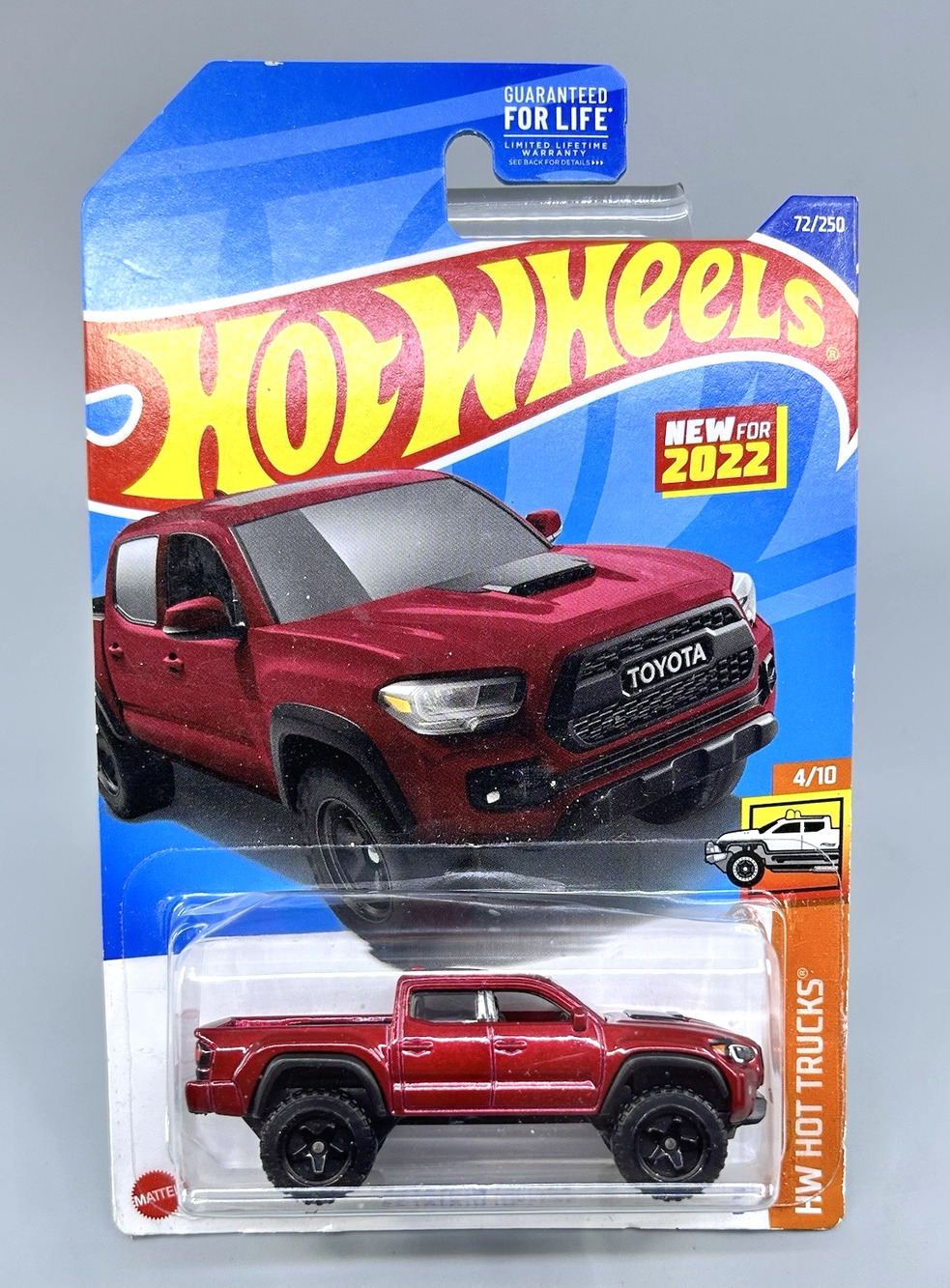 Hot Wheels '20 TOYOTA Tacoma Red HW Hot Trucks 2022 1:64 Mattel Diecast NOC